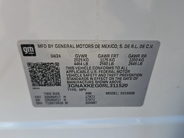 Used 2024 Chevrolet Equinox LT w/ LPO, Floor Liner Package FWD image 29