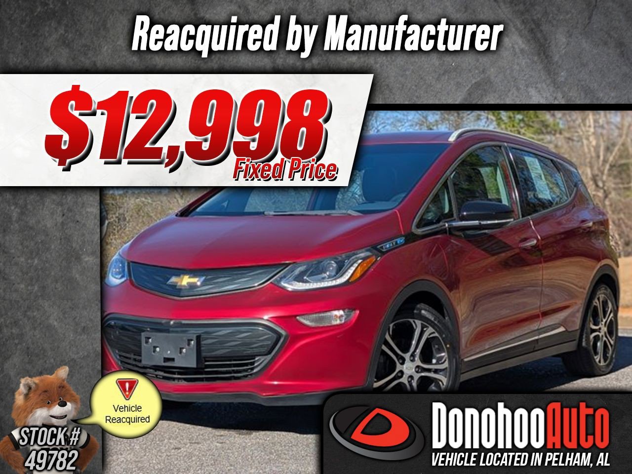 Used 2017 Chevrolet Bolt Premier w/ Driver Confidence II Package
