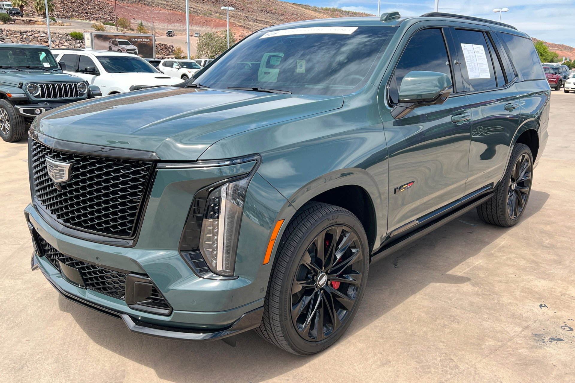 Certified 2025 Cadillac Escalade V w/ LPO, ONYX Package AWD/4WD image 1
