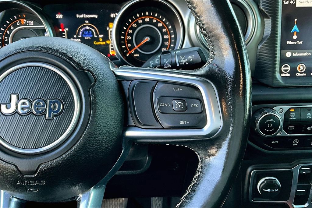 Used 2021 Jeep Wrangler Unlimited Sahara w/ Uconnect 4C Nav & Sound Group image 12