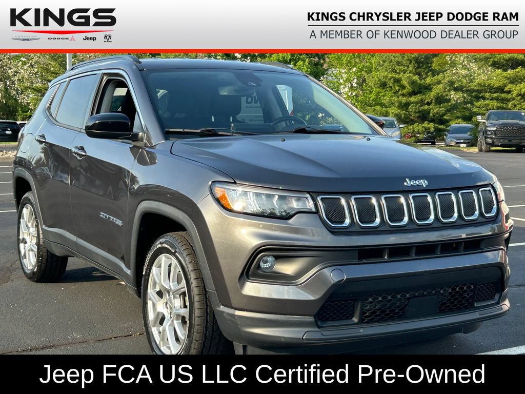 Certified 2022 Jeep Compass Latitude AWD/4WD image 1