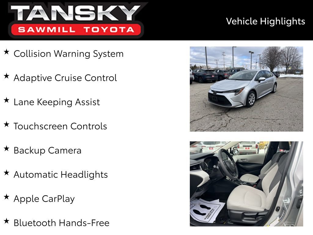 Certified 2020 Toyota Corolla LE image 9