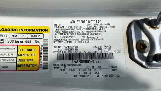 Used 2017 Ford Mustang Premium w/ Ecoboost Performance Package RWD image 33