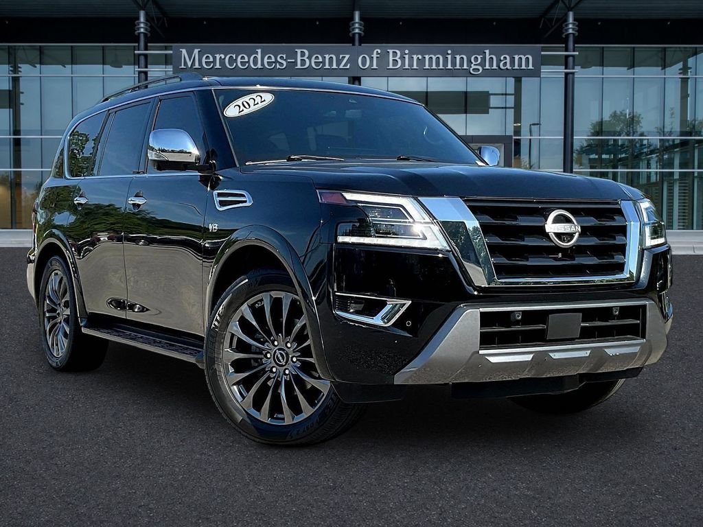 Used 2022 Nissan Armada Platinum w/ Captain's Chairs Package