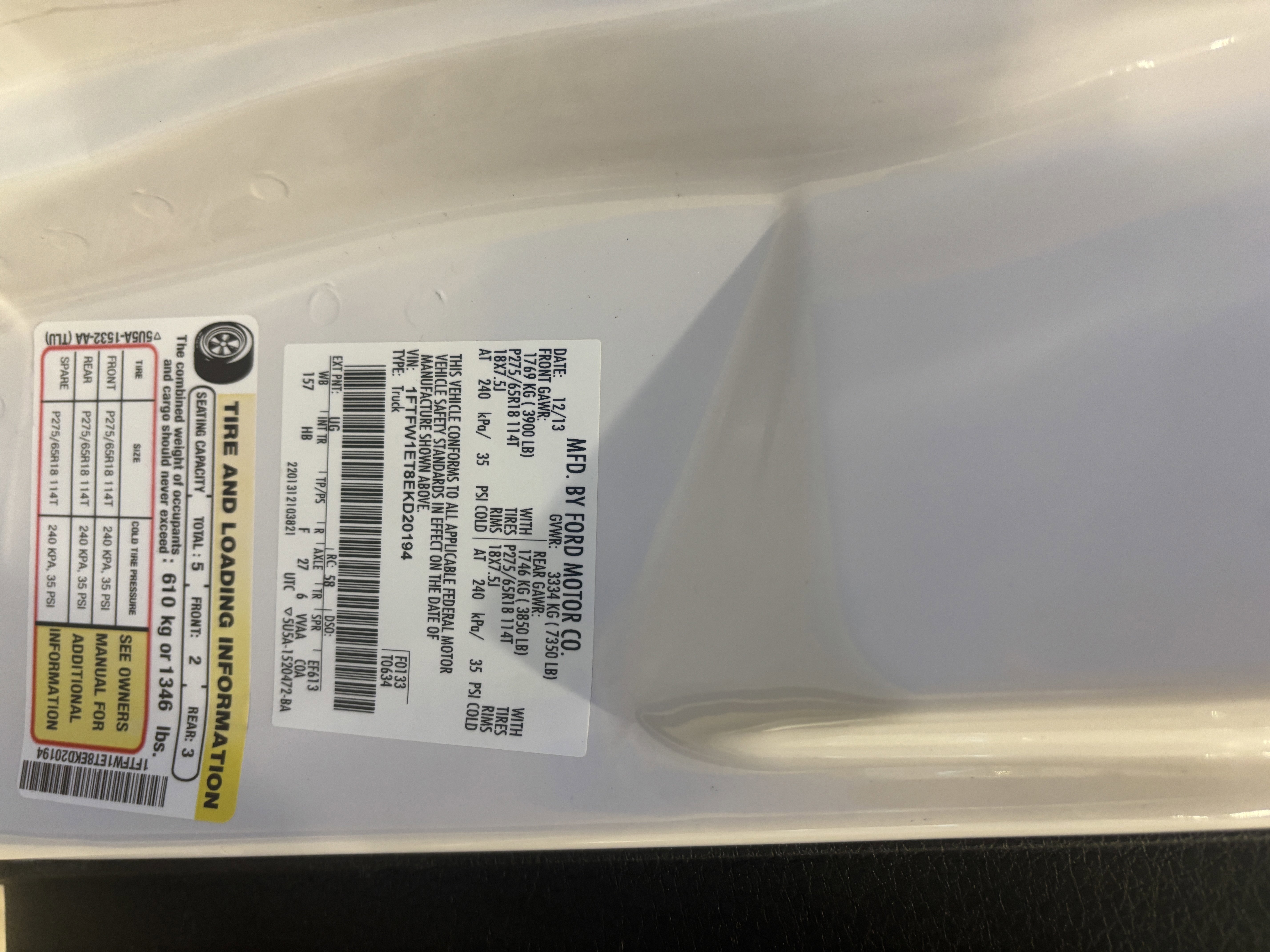 Used 2014 Ford F150 Lariat w/ Lariat Chrome Package image 23