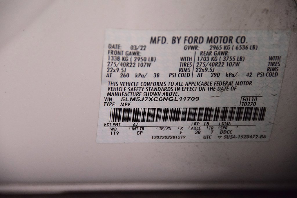 Used 2022 Lincoln Aviator Reserve w/ Equipment Group 201A image 15