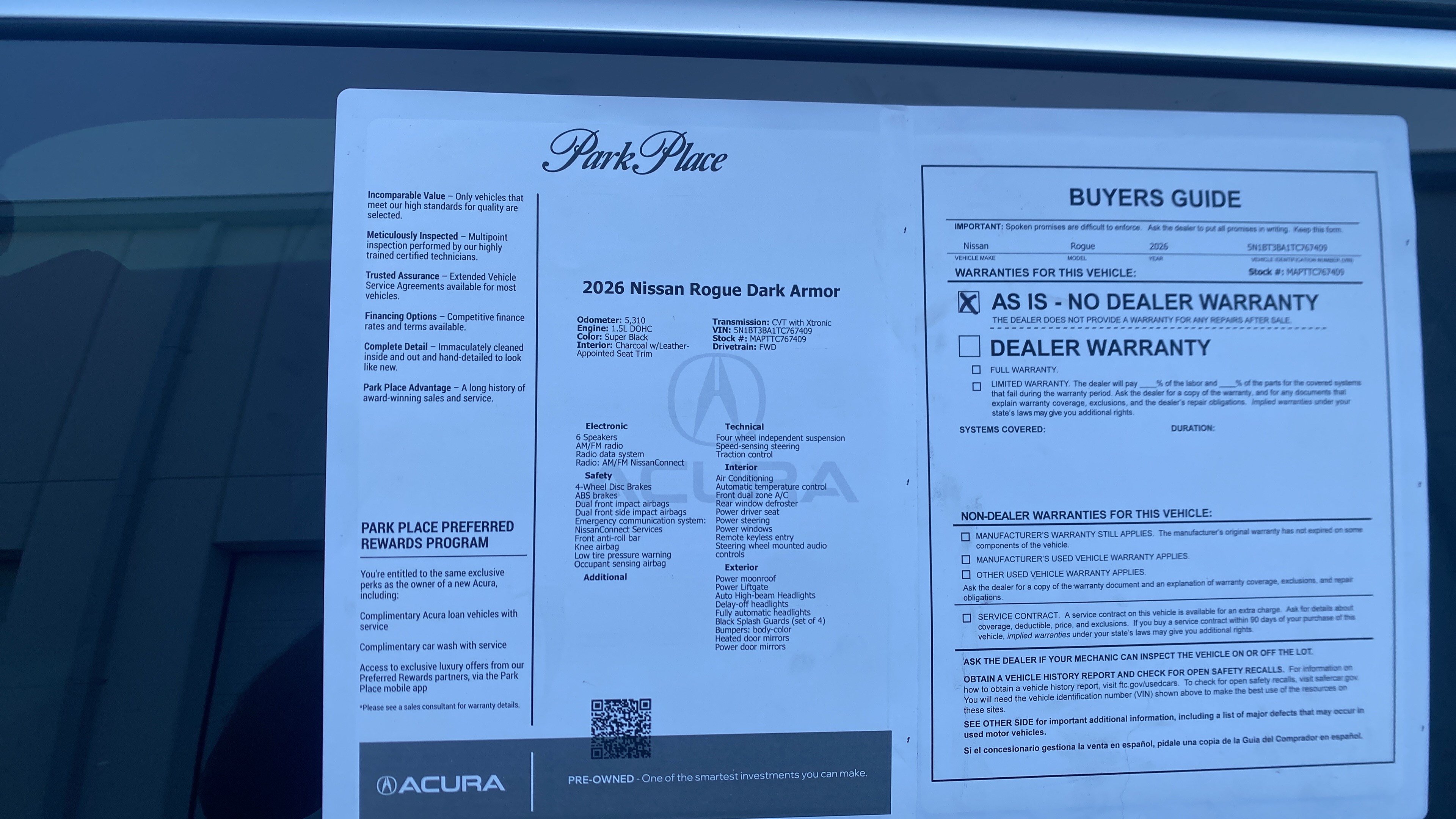 Used 2026 Nissan Rogue Dark Armor FWD image 31