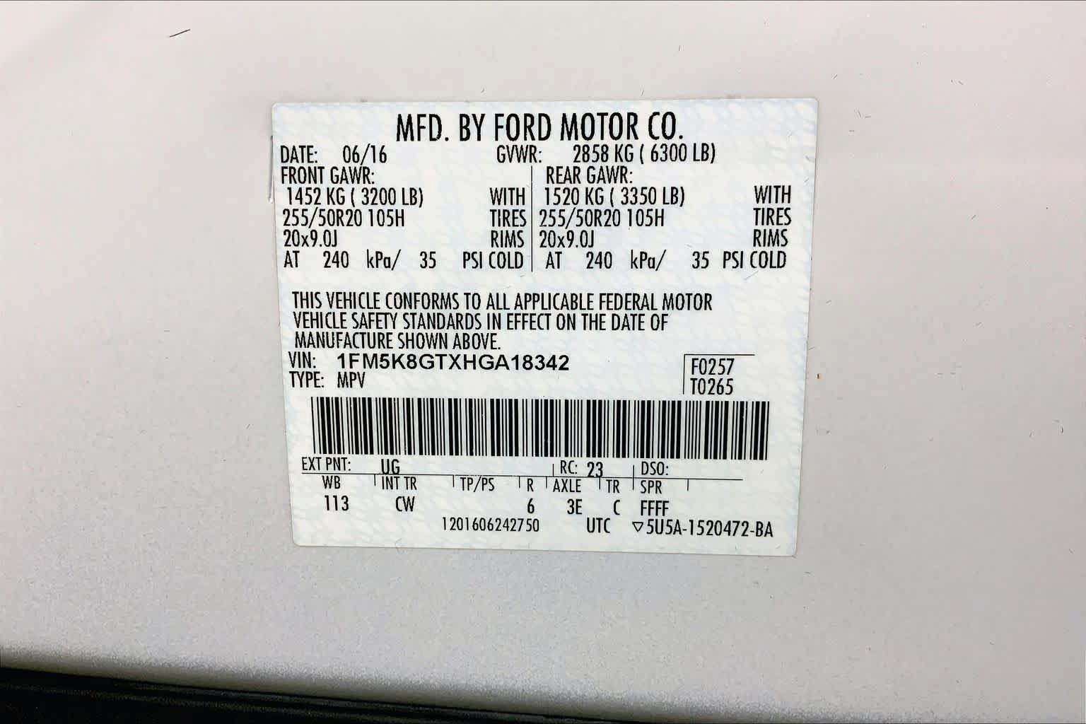 Used 2017 Ford Explorer Sport AWD/4WD image 36