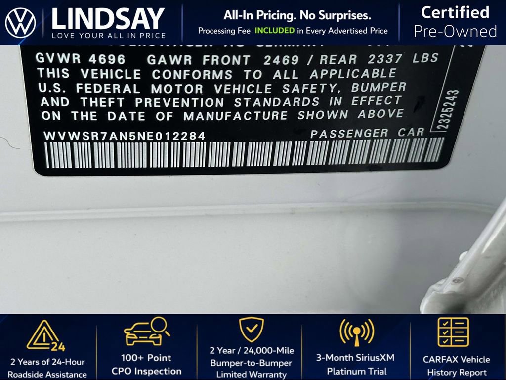 Certified 2022 Volkswagen Arteon SE image 27