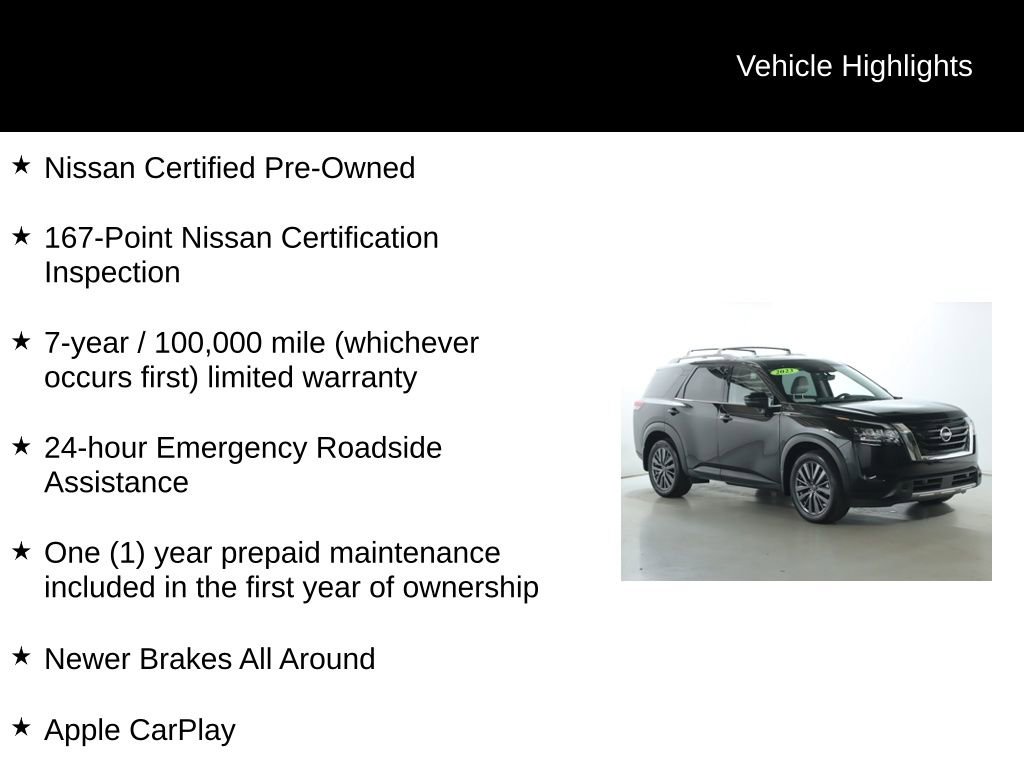 Certified 2023 Nissan Pathfinder SL w/ SL Premium Package image 4