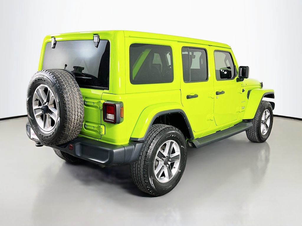Used 2021 Jeep Wrangler Unlimited Sahara w/ Uconnect 4C Nav & Sound Group AWD/4WD image 7