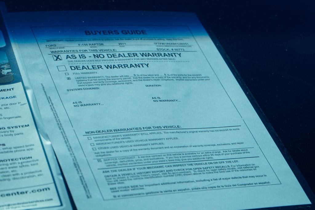 Used 2011 Ford F150 Raptor w/ Raptor Luxury Pkg image 44