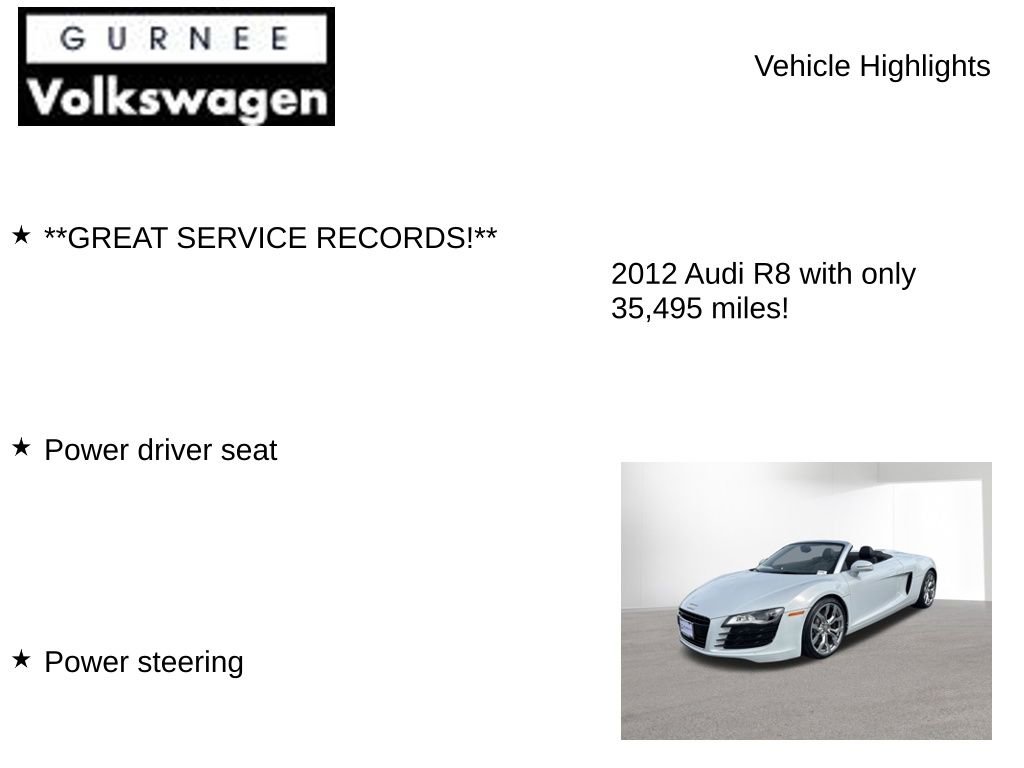 Used 2012 Audi R8 V8 AWD/4WD image 7