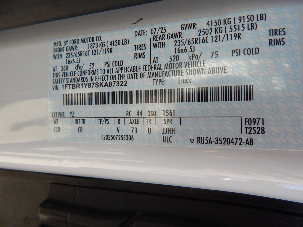 Used 2025 Ford Transit 250 Low Roof w/ Exterior Upgrade Package RWD image 29