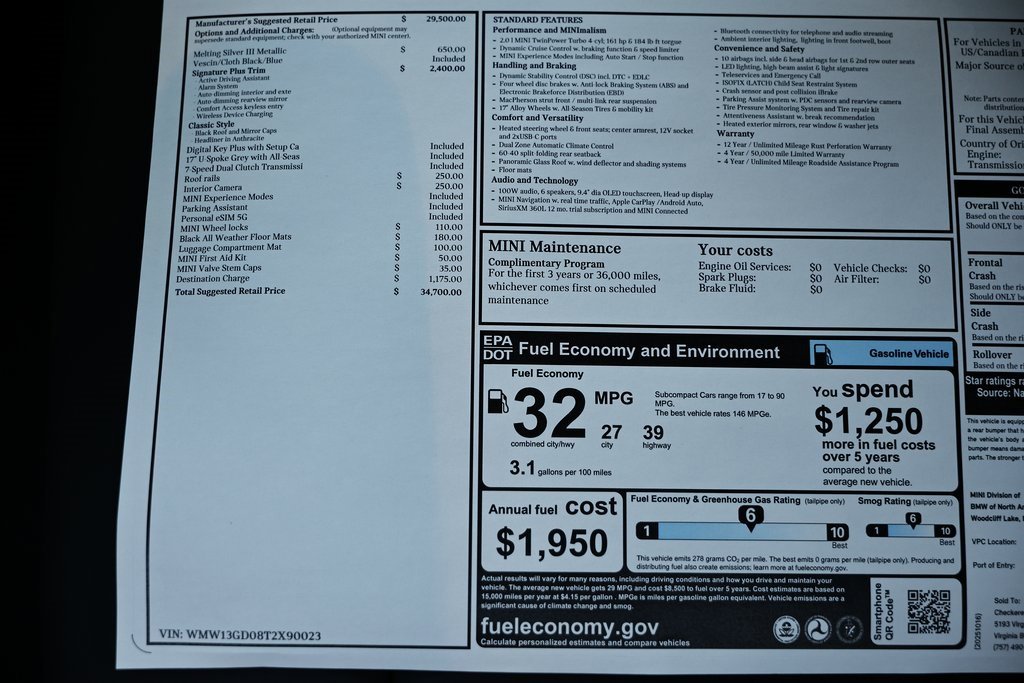 New 2026 MINI Cooper 2-Door Hardtop image 39