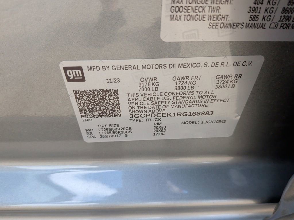 Used 2024 Chevrolet Silverado 1500 Custom Trail Boss image 46