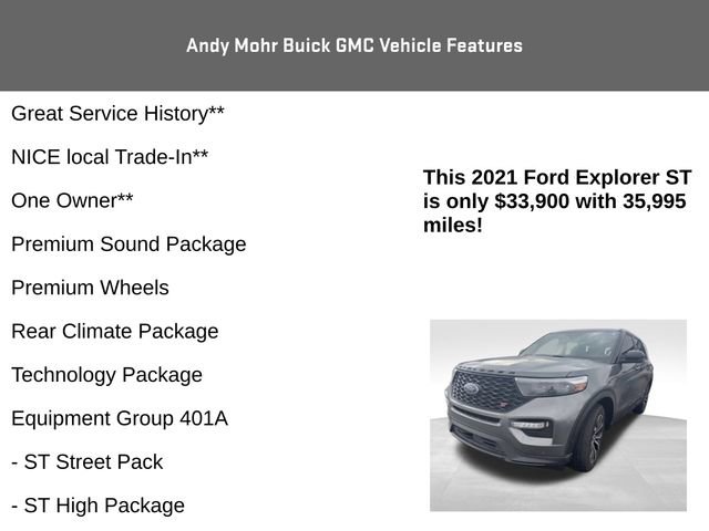 Used 2021 Ford Explorer ST w/ Equipment Group 401A image 8