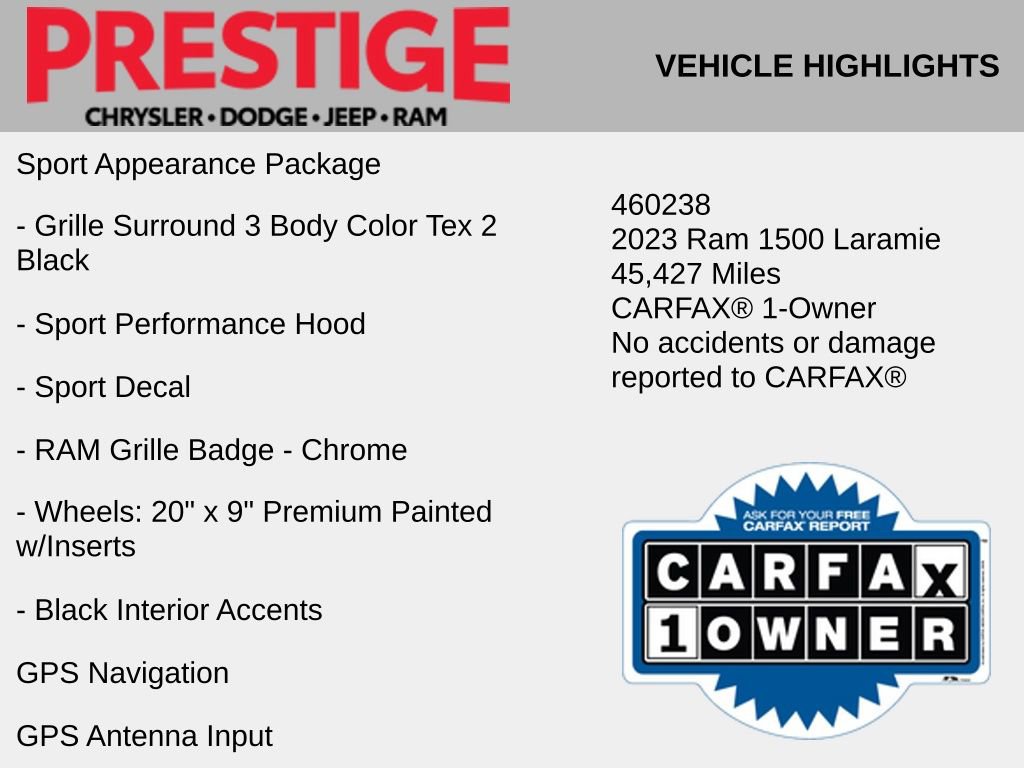 Used 2023 RAM 1500 Laramie AWD/4WD image 10
