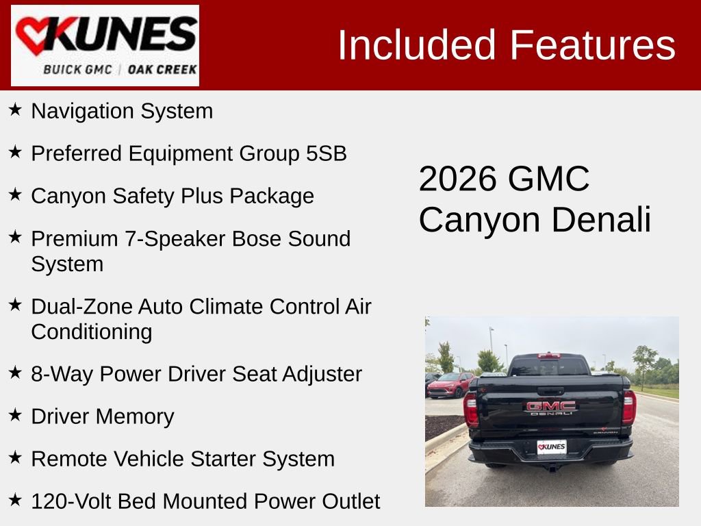 New 2026 GMC Canyon Denali image 2