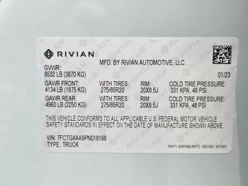 Used 2023 Rivian R1T Adventure Quad AWD/4WD image 44