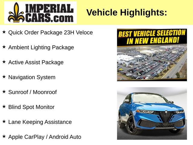 Used 2026 Alfa Romeo Tonale w/ Quick Order Package 23H Volce AWD/4WD image 8