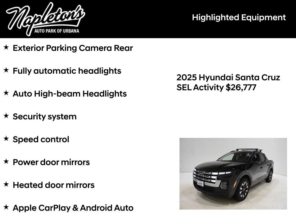 Certified 2025 Hyundai Santa Cruz SEL image 17