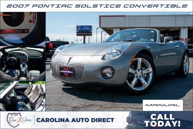Used 2007 Pontiac Solstice Convertible w/ Premium Package RWD image 1