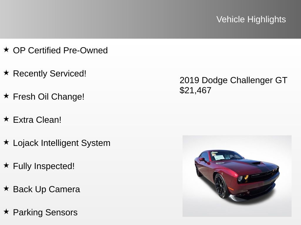 Used 2019 Dodge Challenger GT w/ Plus Package image 4