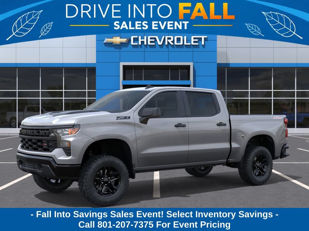 New 2026 Chevrolet Silverado 1500 Custom Trail Boss w/ Dark Appearance Package AWD/4WD image 2
