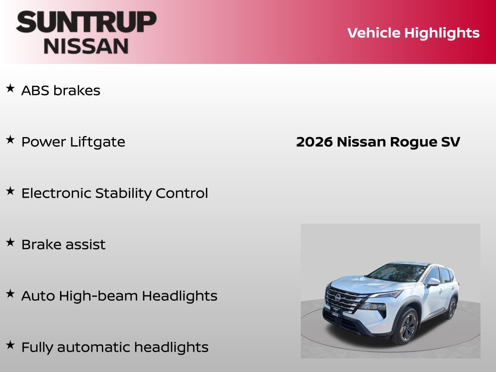 Certified 2026 Nissan Rogue SV AWD/4WD image 45
