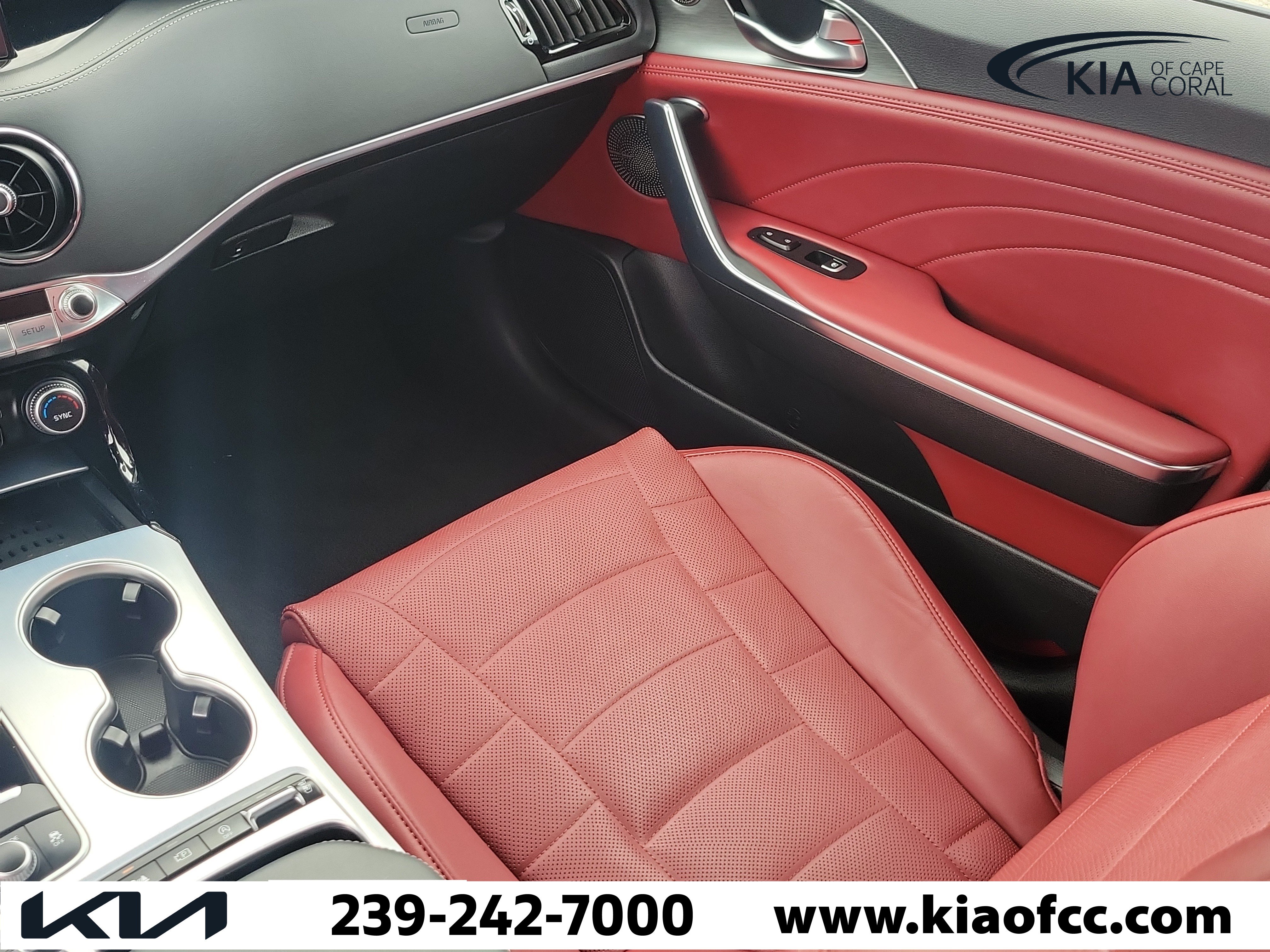Used 2023 Kia Stinger GT2 w/ Red Interior Color Package AWD/4WD image 19