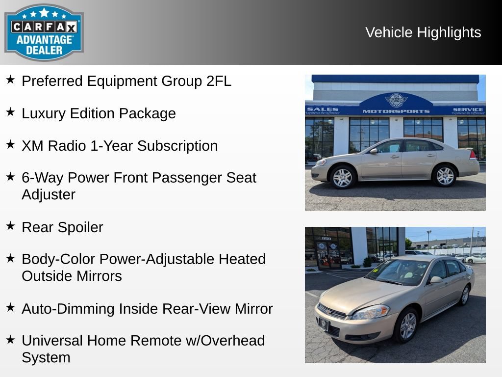 Used 2011 Chevrolet Impala LT w/ Luxury Edition Package FWD image 4