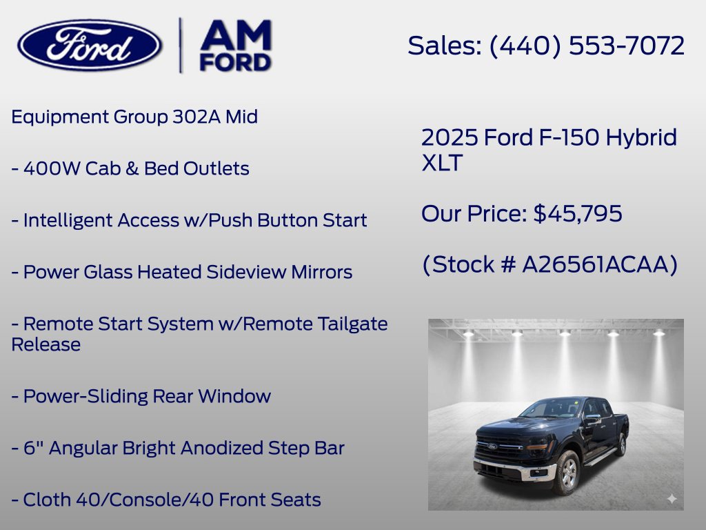 Used 2025 Ford F150 XLT w/ Equipment Group 302A MID AWD/4WD image 14