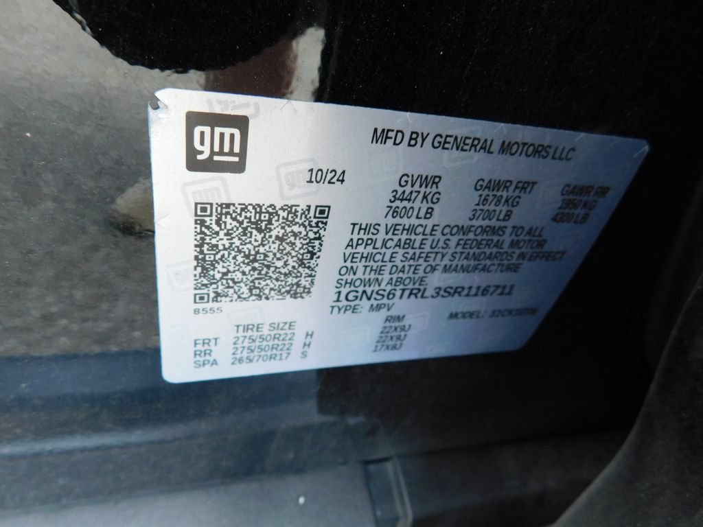 Certified 2025 Chevrolet Tahoe High Country AWD/4WD image 8