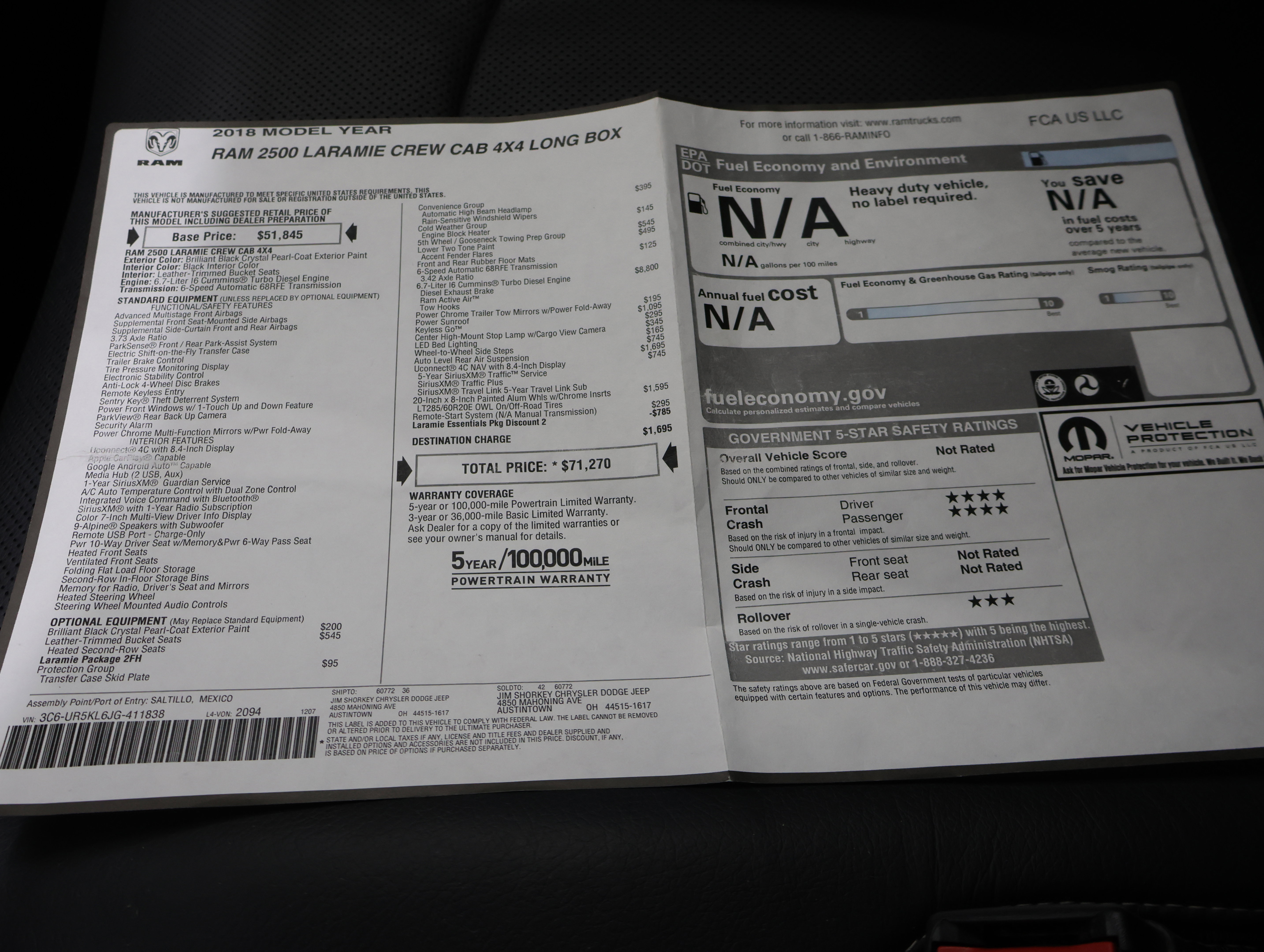 Used 2018 RAM 2500 Laramie image 63