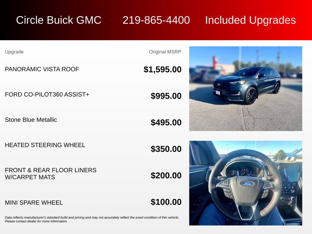 Used 2022 Ford Edge ST-Line AWD/4WD image 3