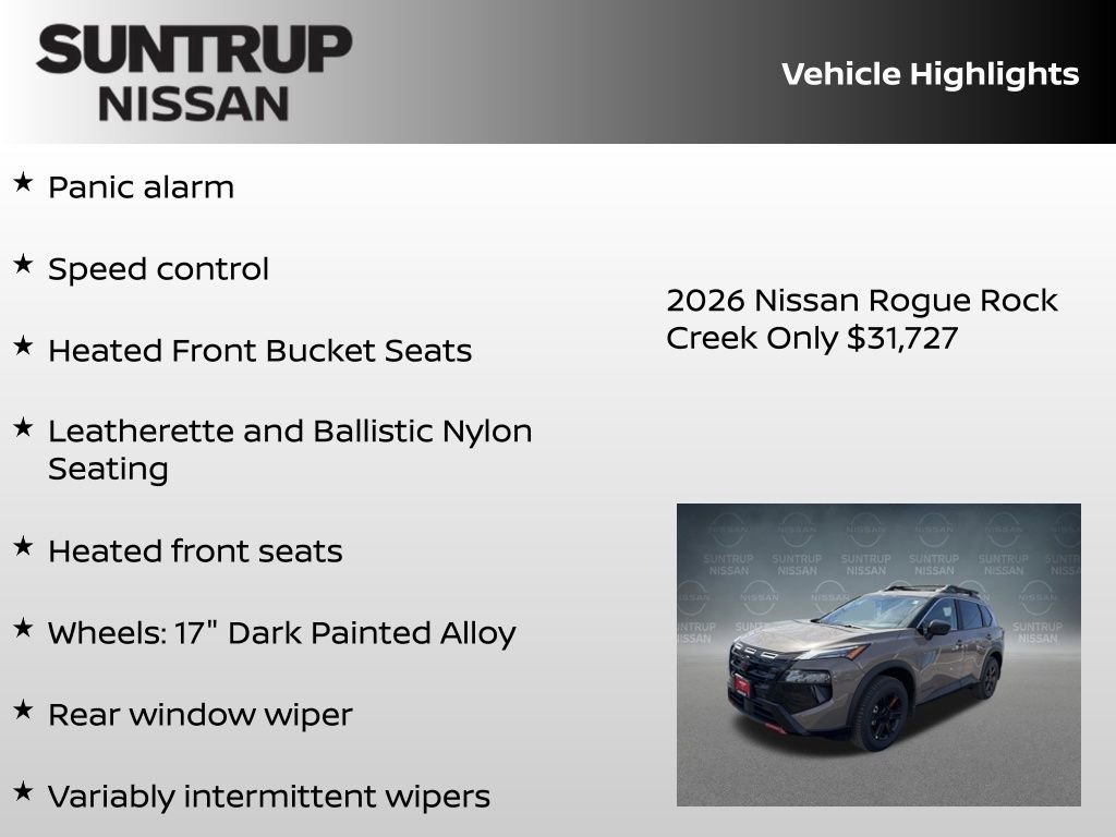 New 2026 Nissan Rogue SV AWD/4WD image 30