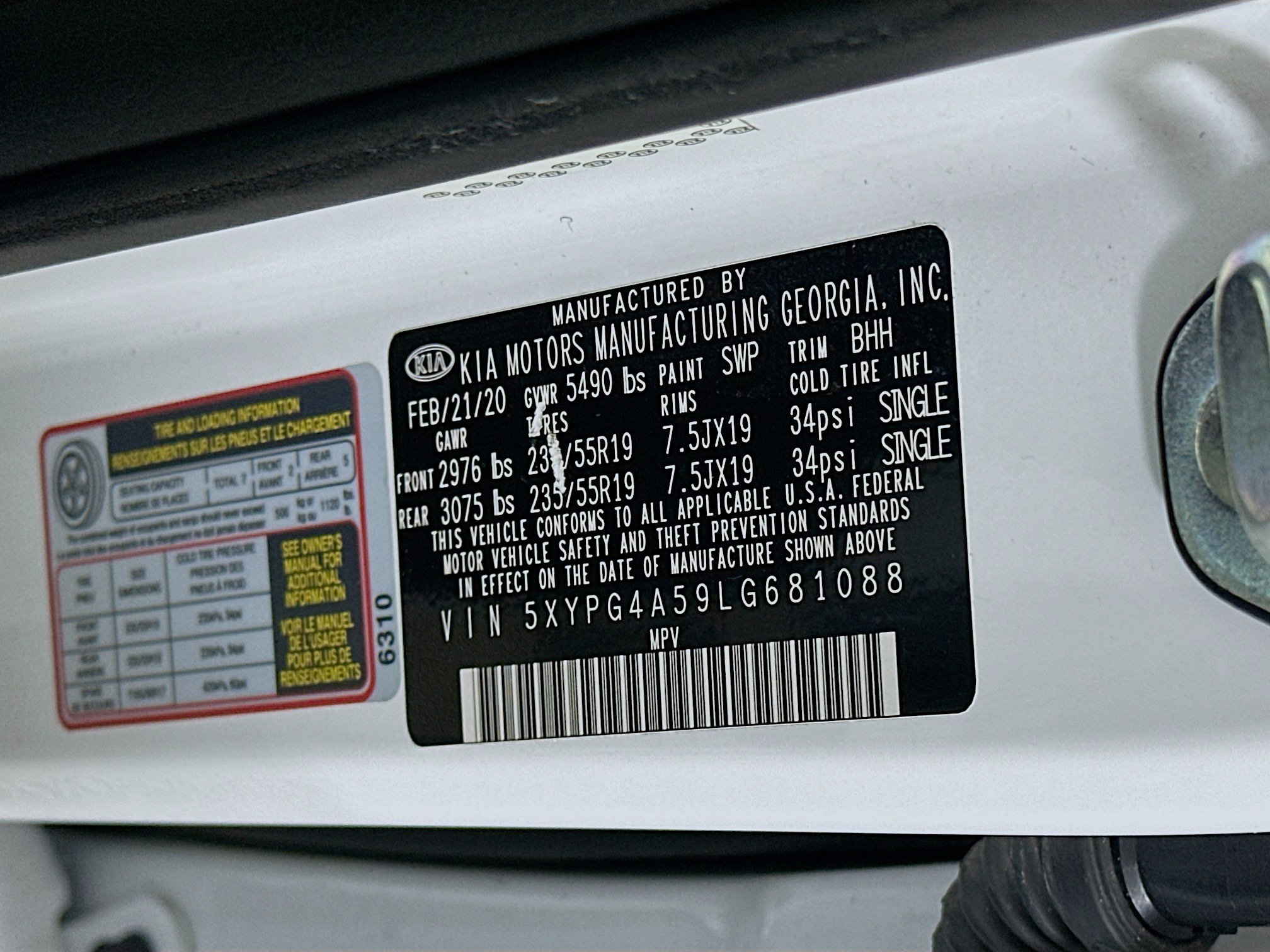 Used 2020 Kia Sorento S image 12