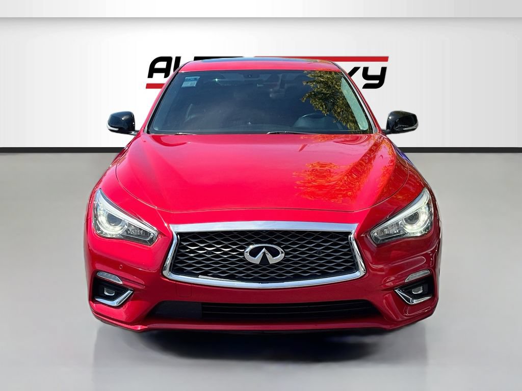 Used 2021 INFINITI Q50 Luxe w/ All Weather Package AWD/4WD image 2