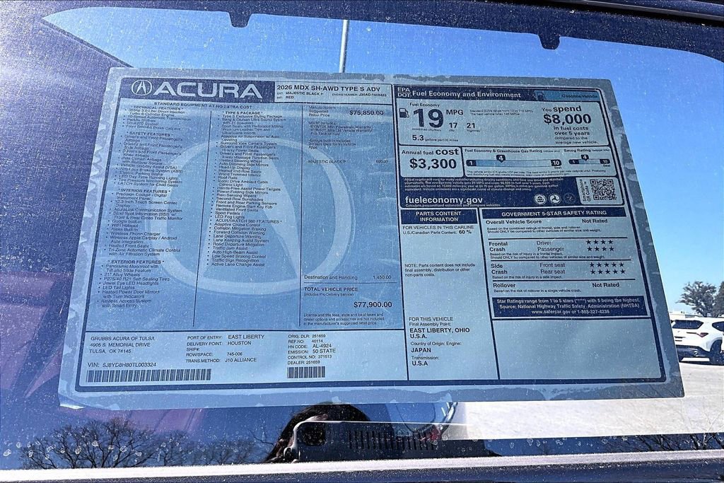 New 2026 Acura MDX Type S image 40