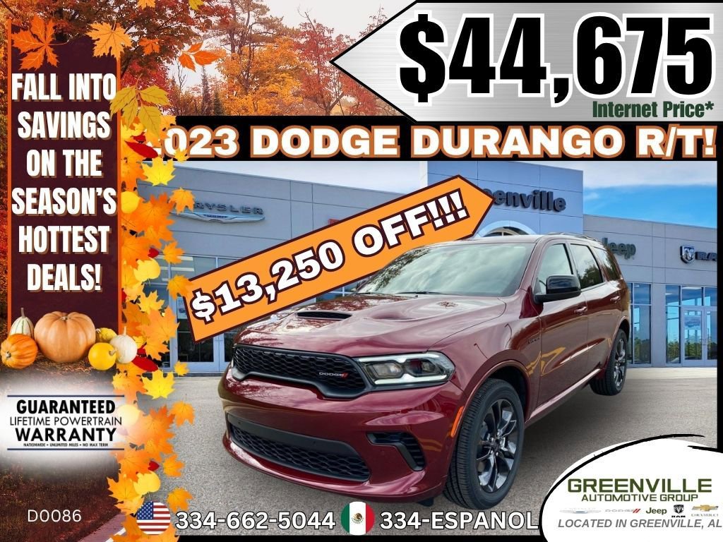New 2023 Dodge Durango R/T w/ Blacktop Package