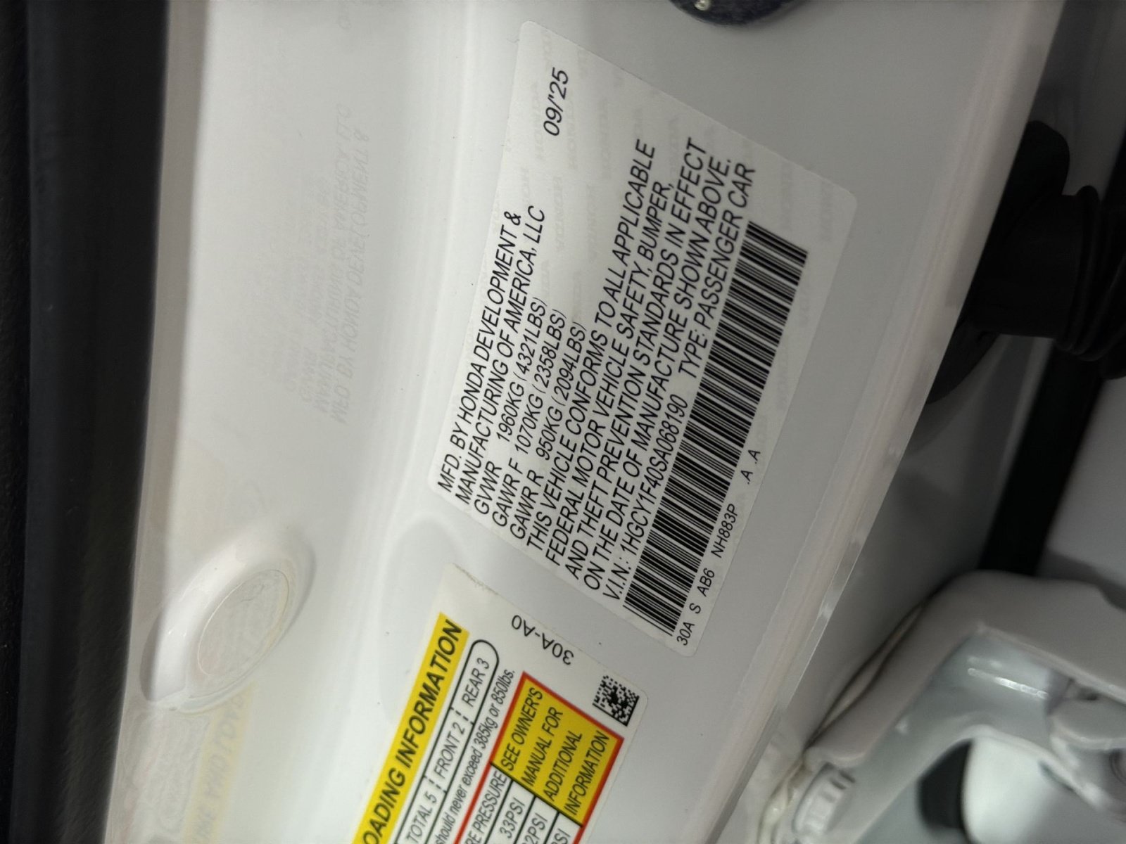 Used 2025 Honda Accord SE image 28