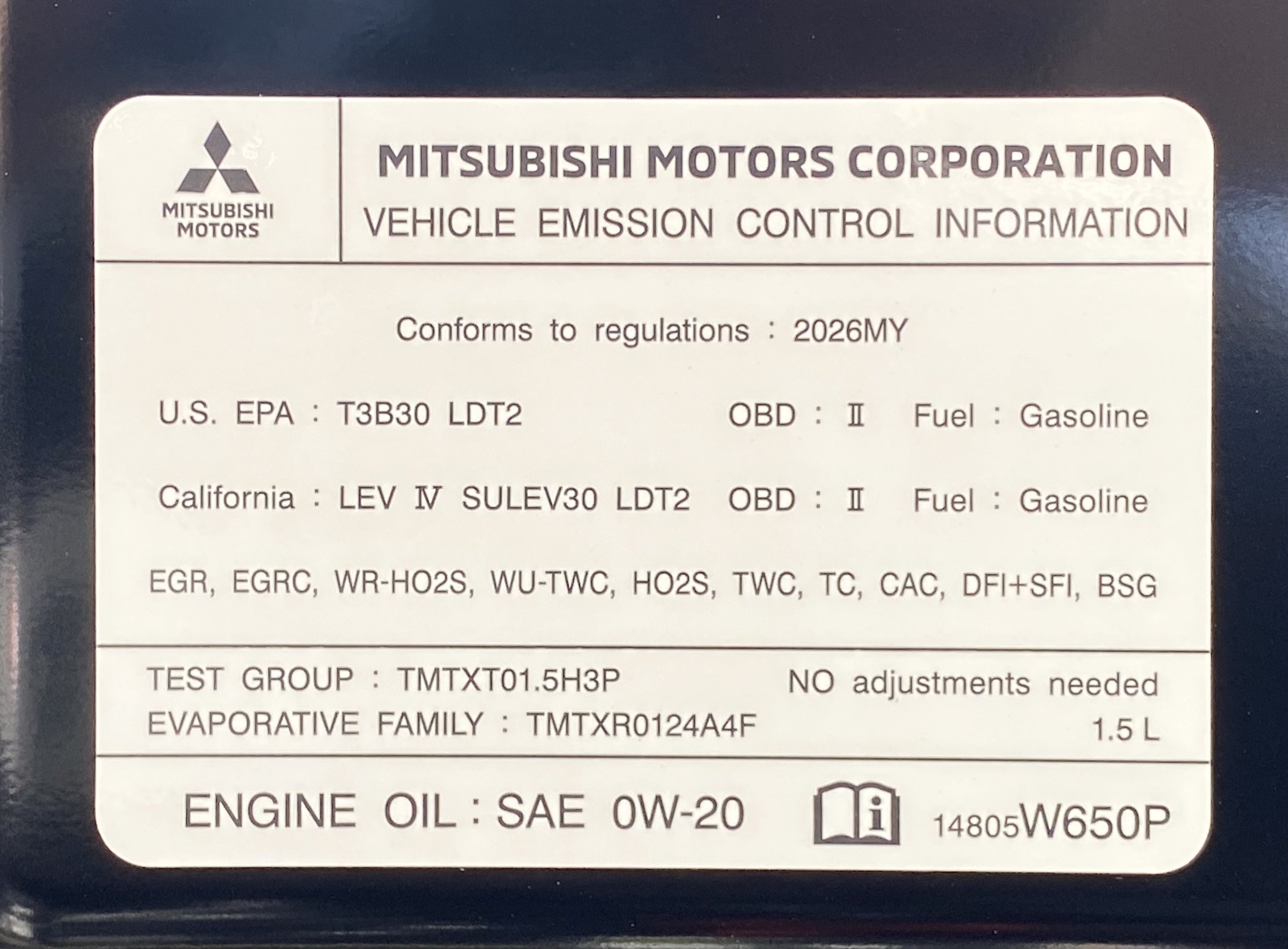 New 2026 Mitsubishi Outlander ES FWD image 34