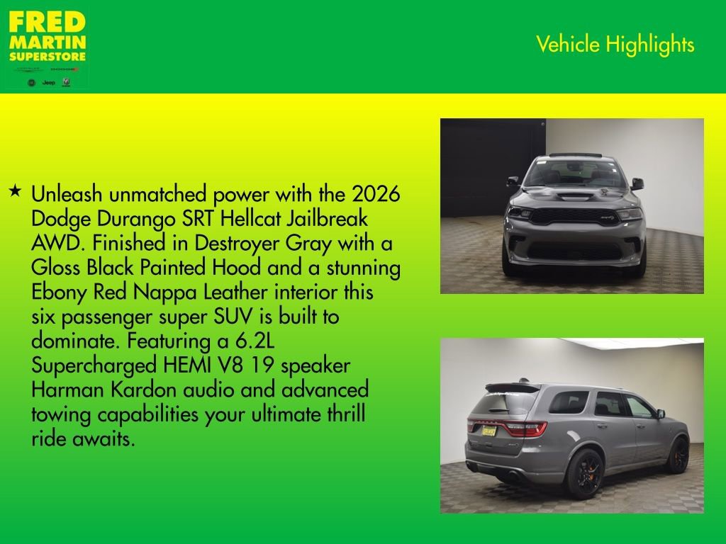 New 2026 Dodge Durango SRT Hellcat image 7