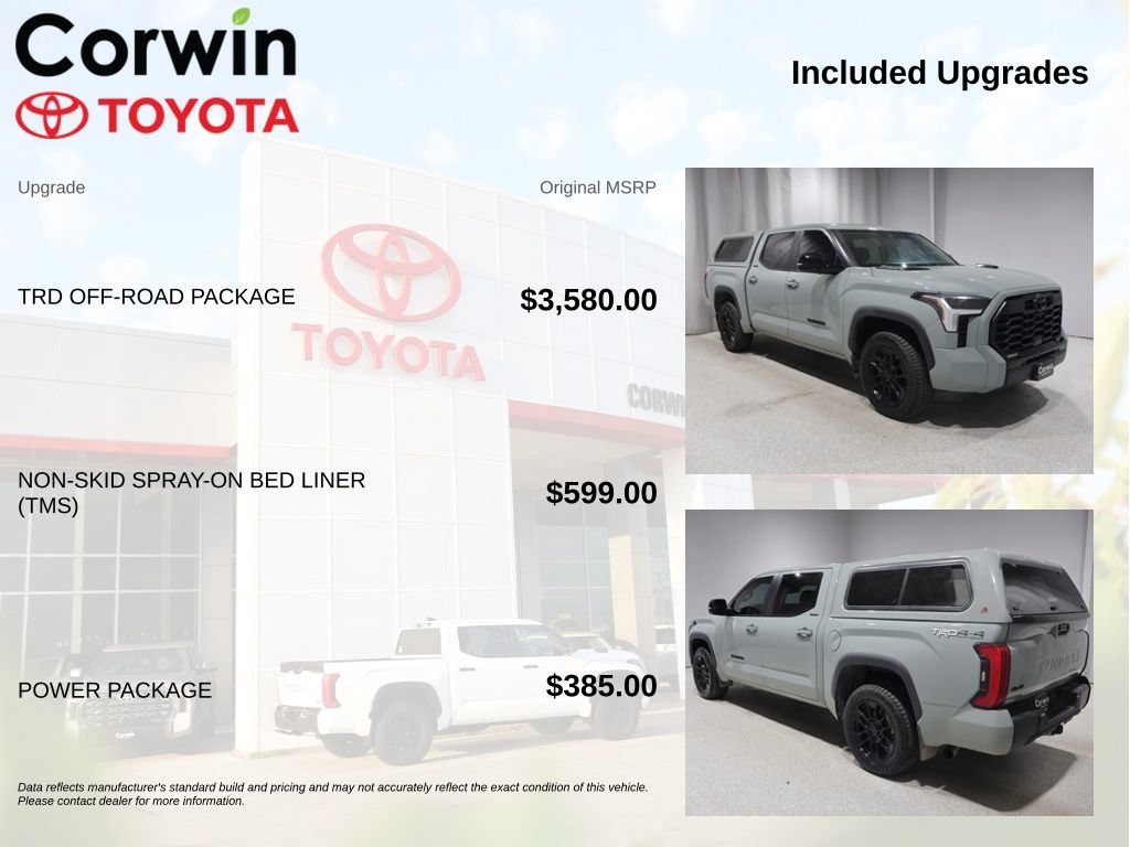 Used 2024 Toyota Tundra Limited w/ TRD Off-Road Package AWD/4WD image 4