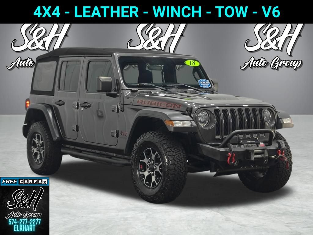 Used 2018 Jeep Wrangler Unlimited Rubicon AWD/4WD image 1