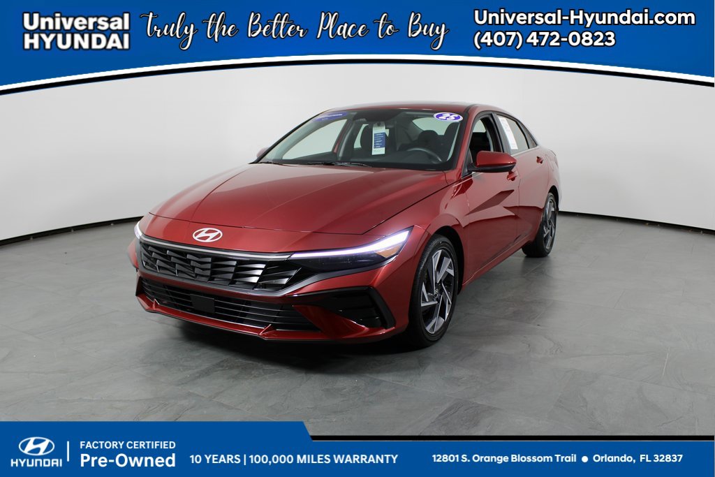 Certified 2025 Hyundai Elantra SEL