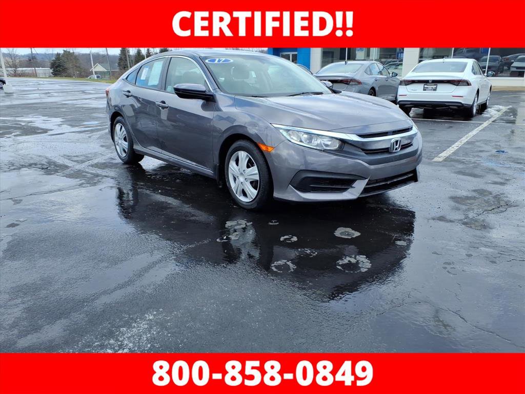 Certified 2017 Honda Civic LX