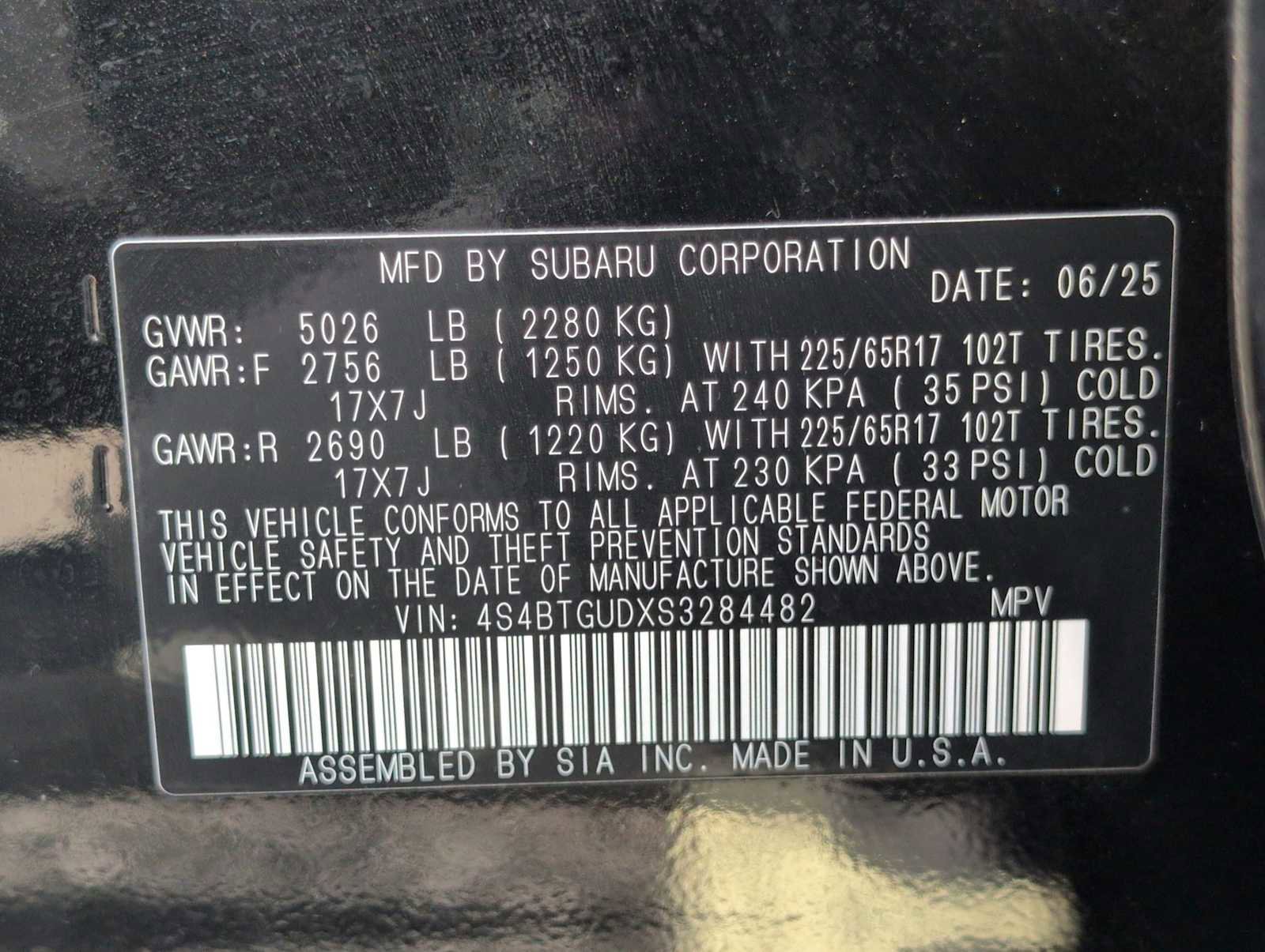 Certified 2025 Subaru Outback Wilderness w/ Wilderness Package image 35