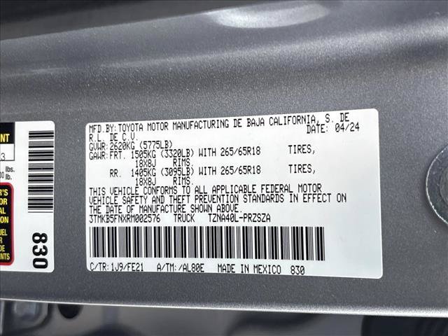Used 2024 Toyota Tacoma TRD Sport RWD image 25